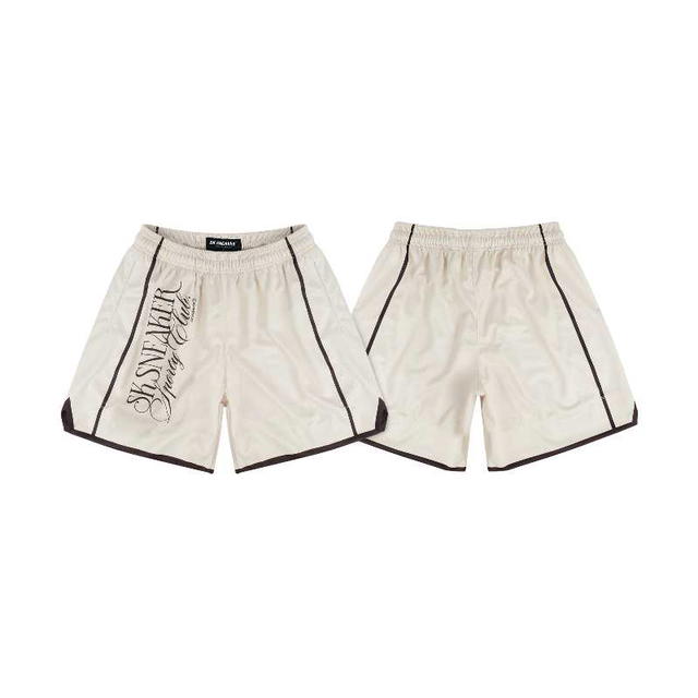 SK SNEAKER SK SNEAKER SPORTY CLUB SHORTS BEIGE - view 3