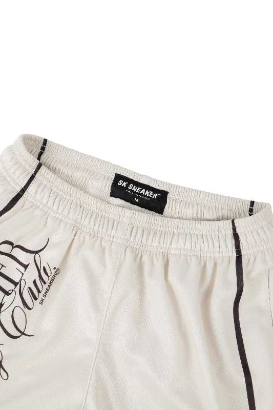 SK SNEAKER SK SNEAKER SPORTY CLUB SHORTS BEIGE - view 4