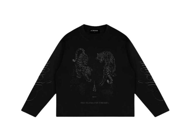SK SNEAKER Sk Sneaker Two Tigers Black Long Sleeve - view 1