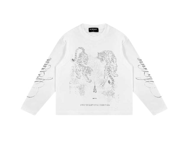 SK SNEAKER Sk Sneaker Two Tigers White Long Sleeve - view 1