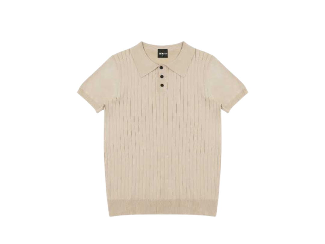 SK SNEAKER SK SNEAKER YEON.CO Basic Polo Beige Shirts