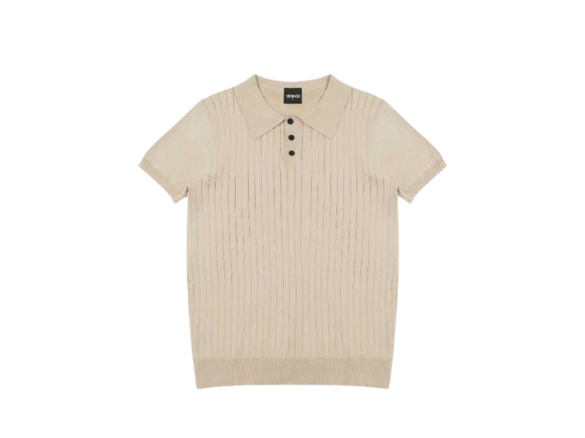 SK SNEAKER SK SNEAKER YEON.CO Basic Polo Beige Shirts