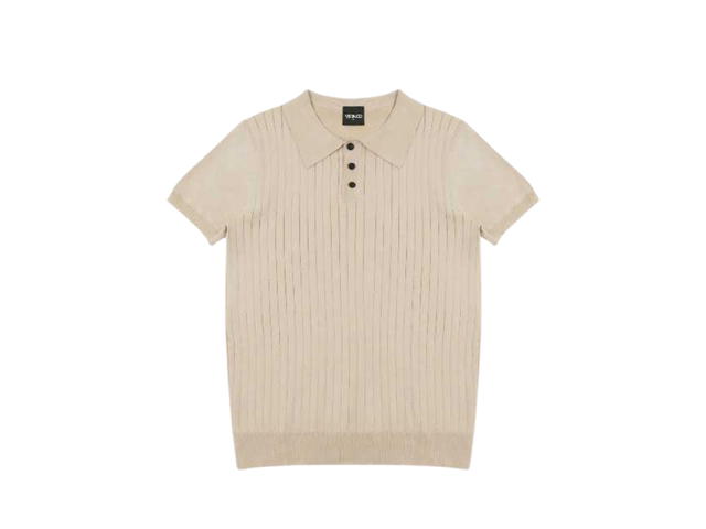 SK SNEAKER SK SNEAKER YEON.CO Basic Polo Beige Shirts - view 1