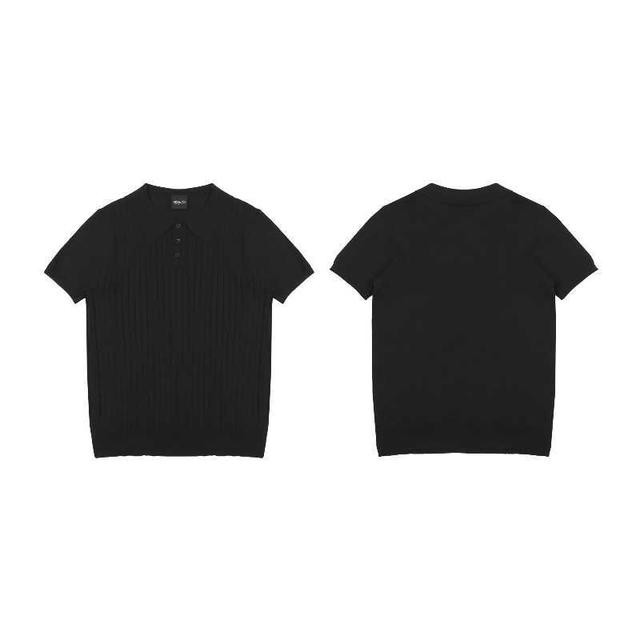 SK SNEAKER SK SNEAKER YEON.CO Basic Polo Black Shirts - view 3