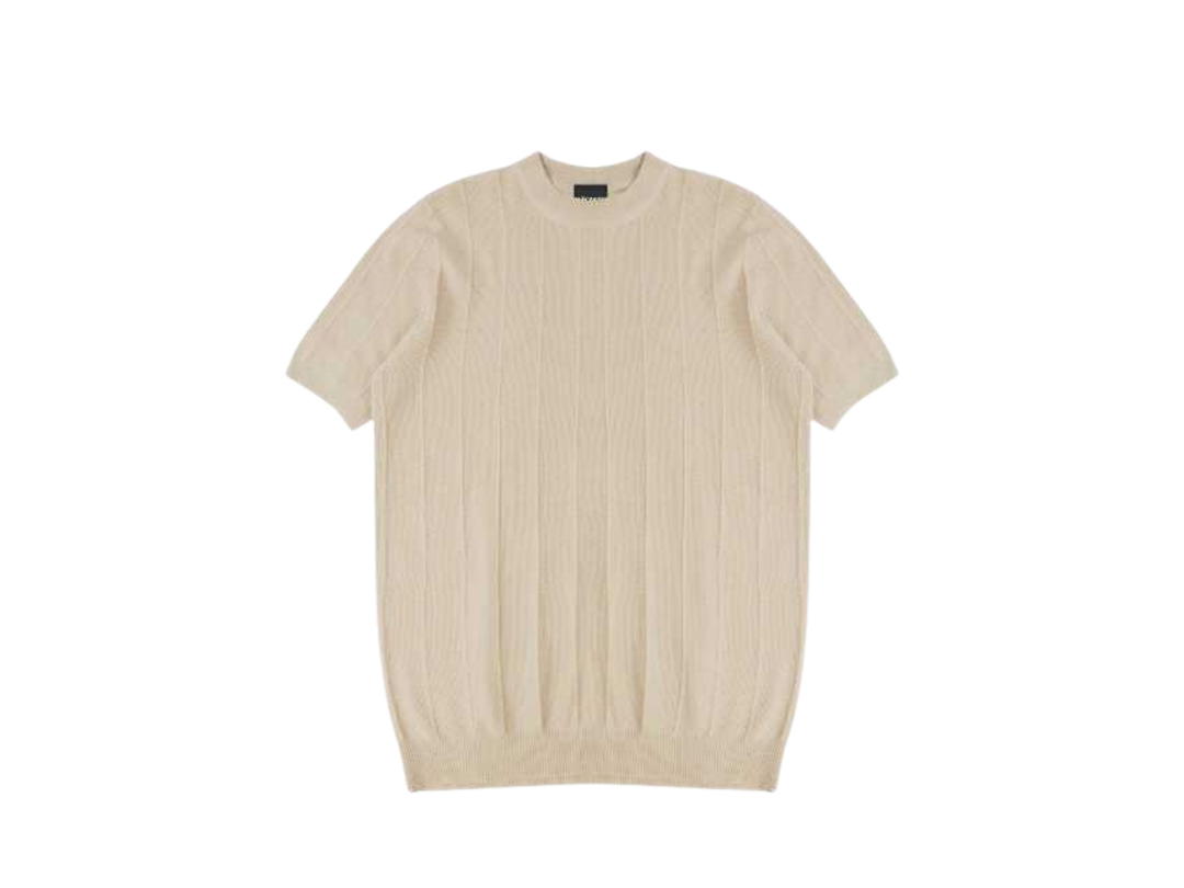 SK SNEAKER SK SNEAKER YEON.CO Knitted Beige T-Shirt