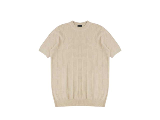 SK SNEAKER SK SNEAKER YEON.CO Knitted Beige T-Shirt - view 1