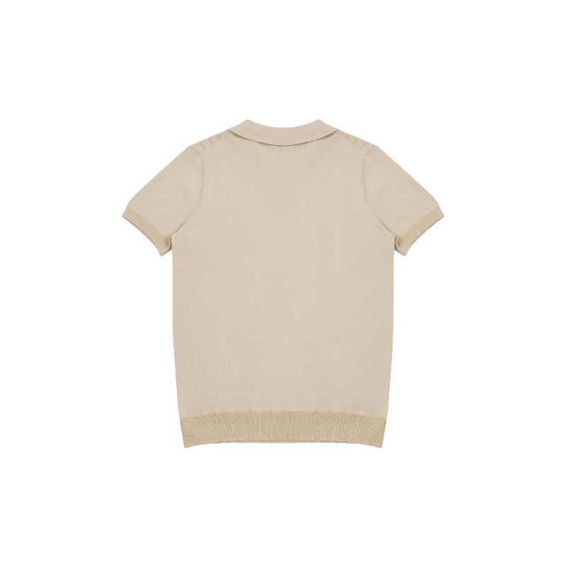 SK SNEAKER SK SNEAKER YEON.CO Knitted Beige T-Shirt - view 2