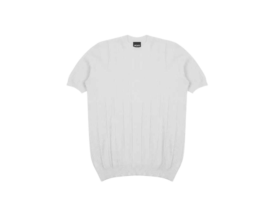 SK SNEAKER SK SNEAKER YEON.CO Knitted White T-Shirt