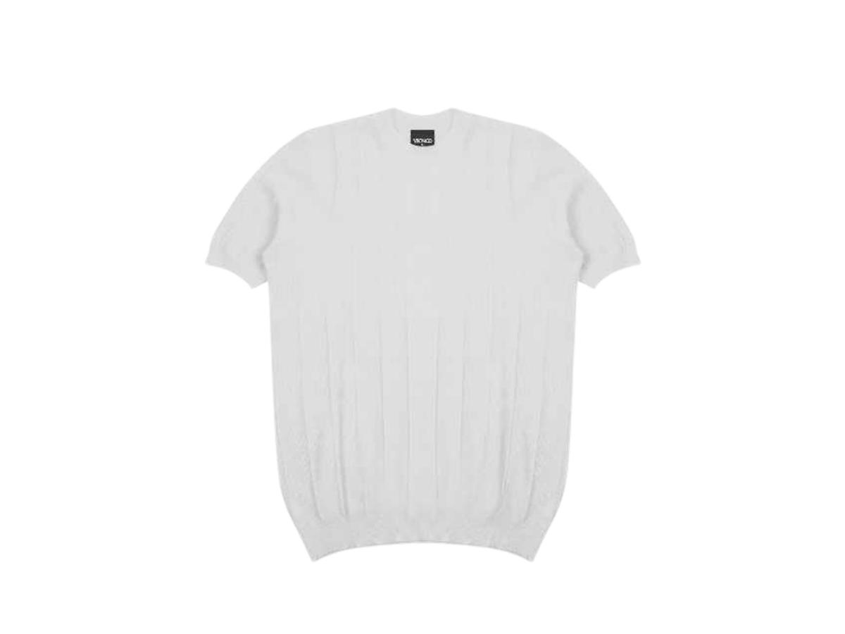 SK SNEAKER SK SNEAKER YEON.CO Knitted White T-Shirt