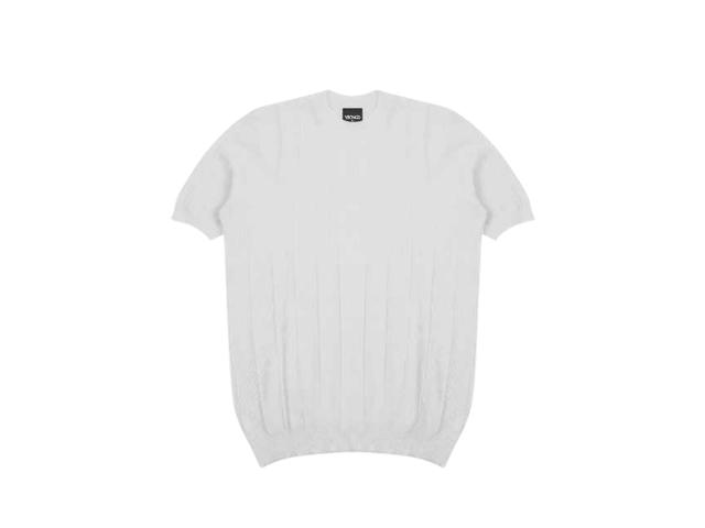 SK SNEAKER SK SNEAKER YEON.CO Knitted White T-Shirt - view 1