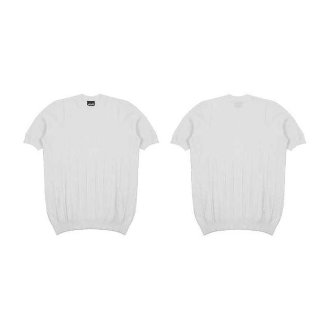 SK SNEAKER SK SNEAKER YEON.CO Knitted White T-Shirt - view 3