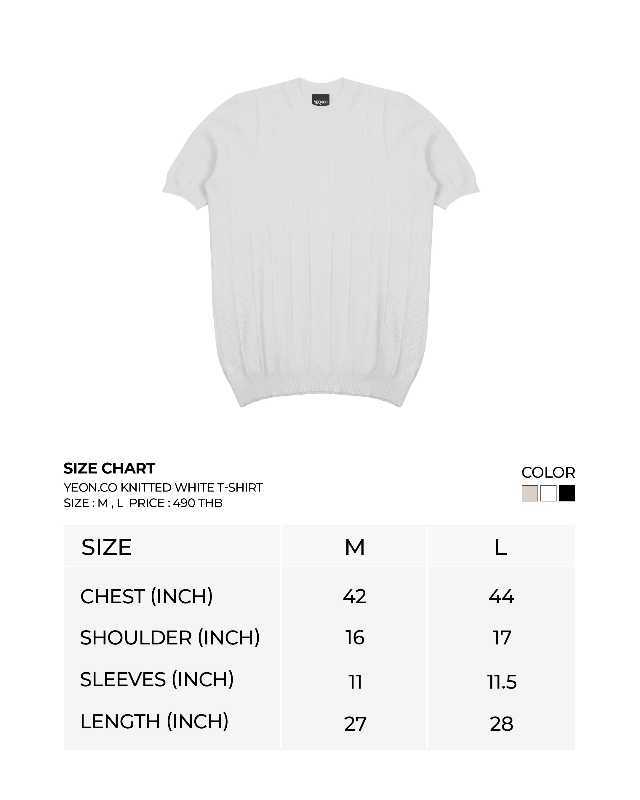 SK SNEAKER SK SNEAKER YEON.CO Knitted White T-Shirt - view 4