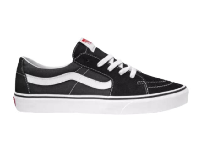 Vans SK8-LOW - BLACK/TRUE WHITE - view 1