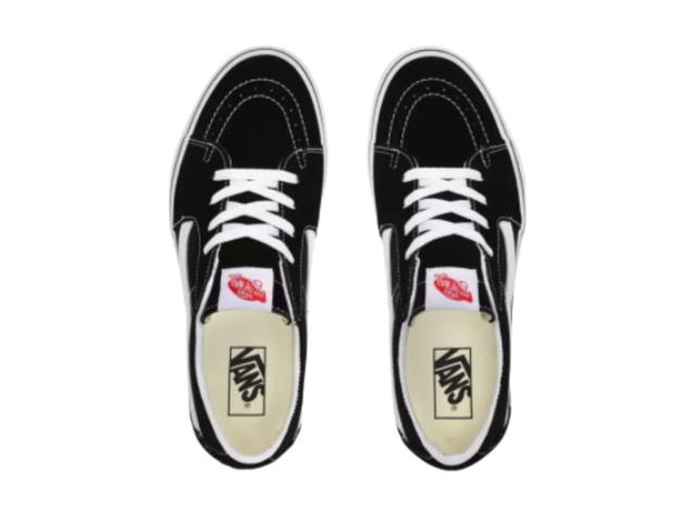 Vans SK8-LOW - BLACK/TRUE WHITE - view 2