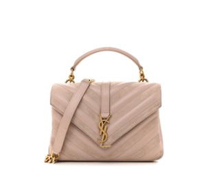 Buy Saint Laurent Medium Monogram College Bag Rose Poudre at Sasom – Authentic and Ready to Ship