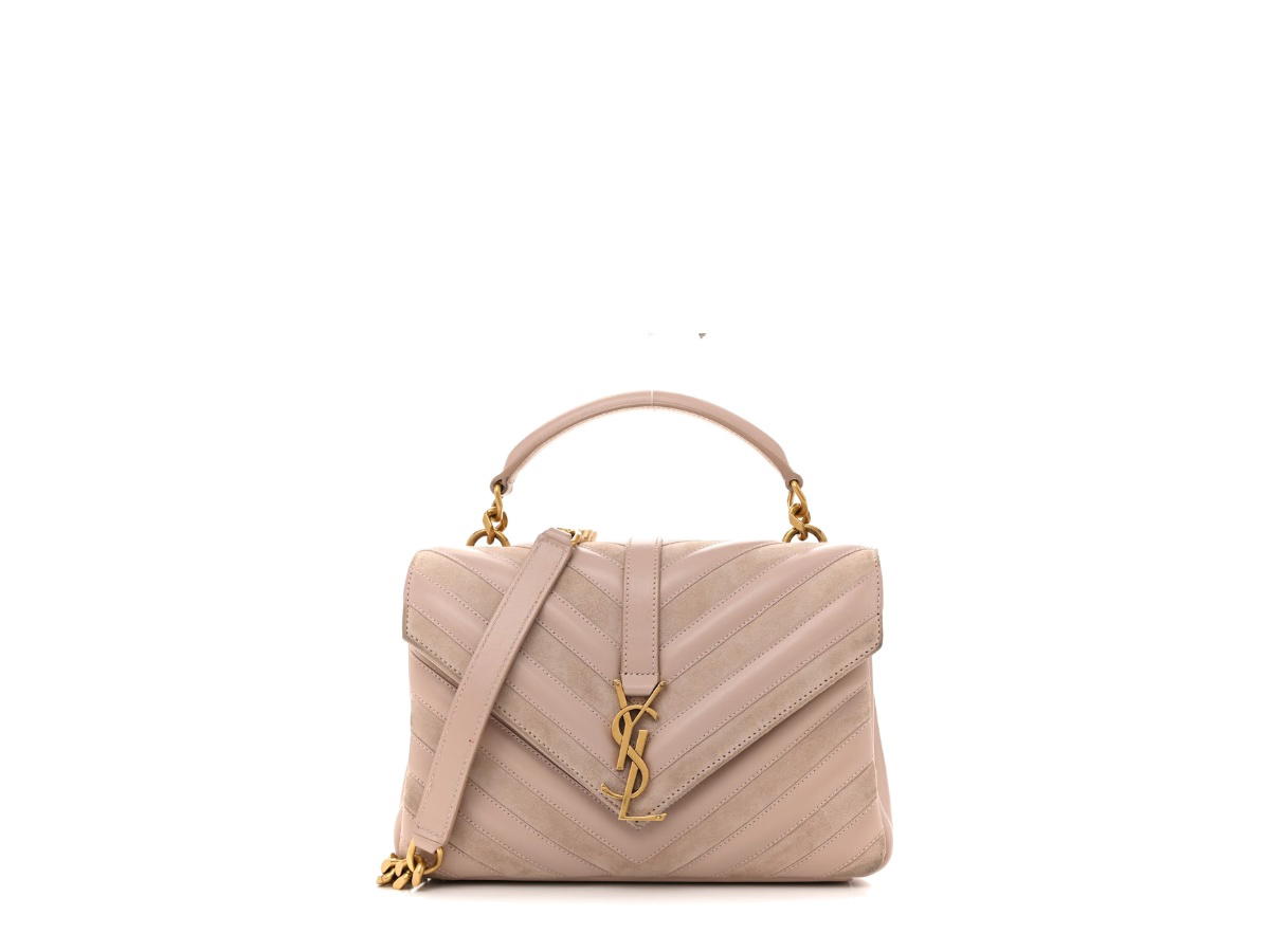 Saint Laurent Saint Laurent Medium Monogram College Bag Rose Poudre