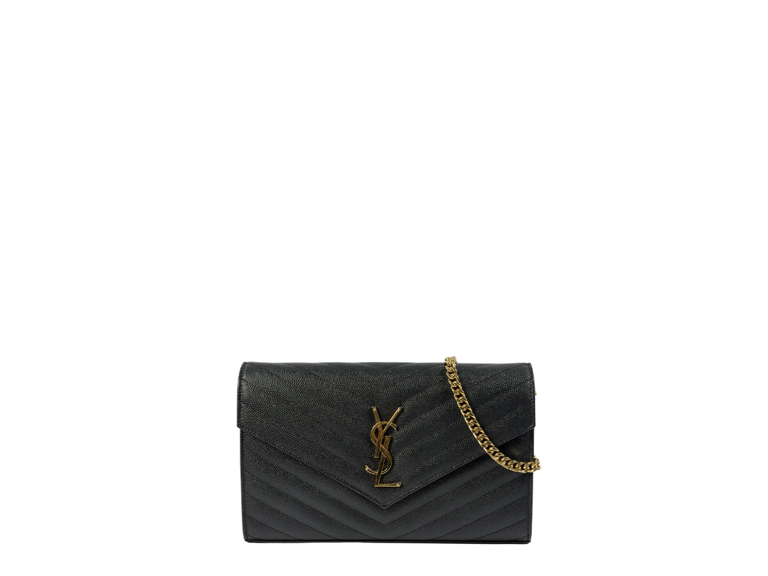 Saint Laurent Saint Laurent Classic Cassandre Woc 9 Black
