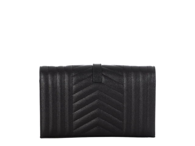 Saint Laurent Saint Laurent Envelope Chain Wallet Black - view 2