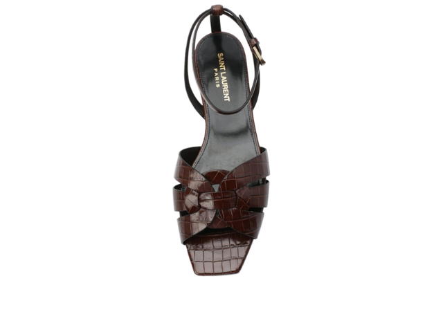 Saint Laurent Saint Laurent Tribute 05 Ankle Strap Sandals Brown (W) - view 5
