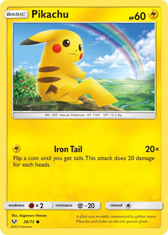 Pokemon Pokemon Pikachu C [SLG 28/73] Sun & Moon "Shining Legends" (EN)