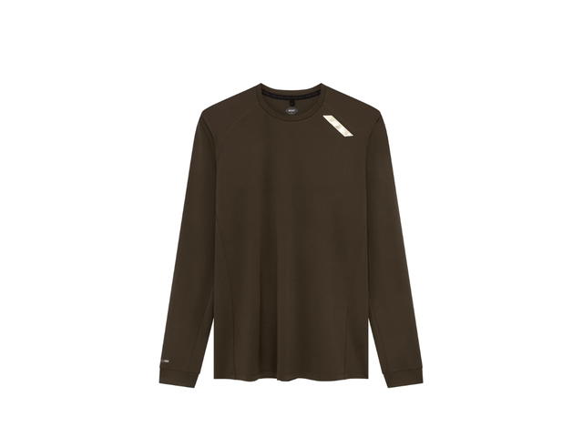 SOAR Running SOAR Running Long Sleeve Tech T Dark Brown - view 1
