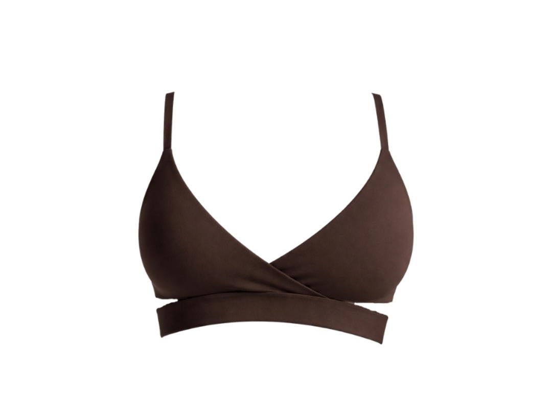 Nike Nike X SKIMS Matte Wrap Bra Dark Sepia (Women's)