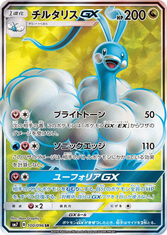 Pokemon Pokemon Altaria-GX SR [SM7 100/096] Sun & Moon "Sky-Splitting Charisma" (JP)