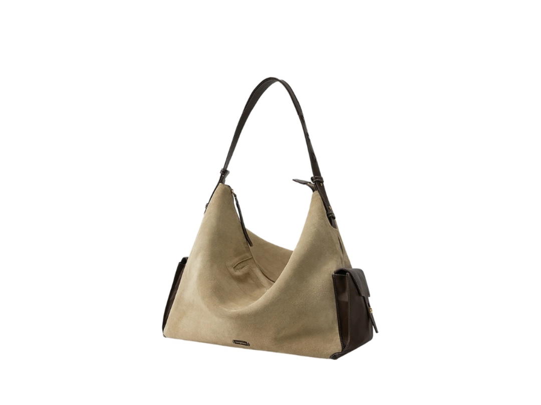 Songmont Songmont Extra Large Yore Hobo Bag  Dune Suede