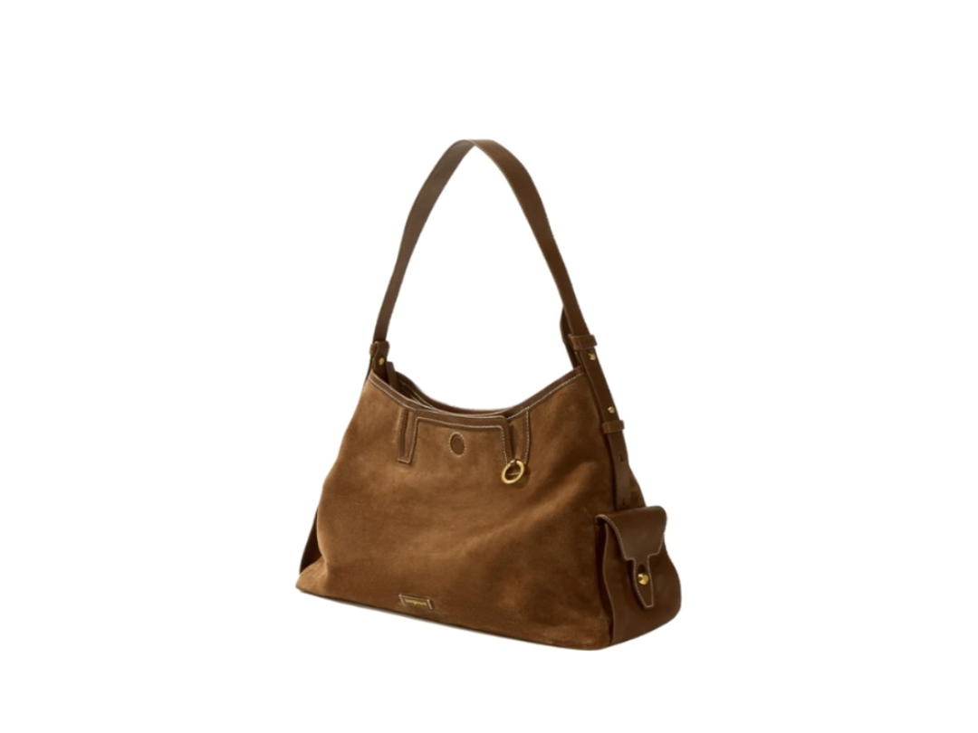 Songmont Songmont Medium Yore Hobo Bag Sandal Suede