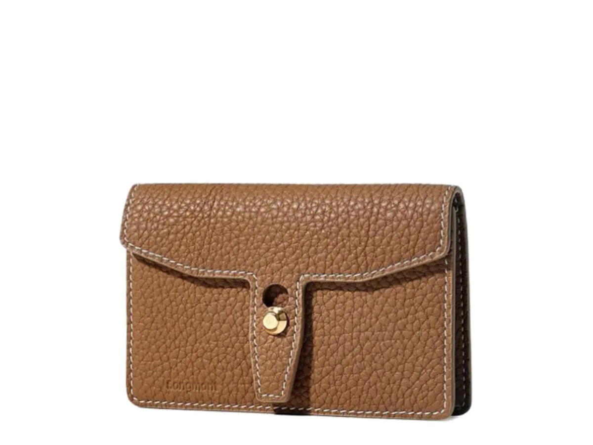 Songmont Songmont Coin Purse with Snap Closure Brown