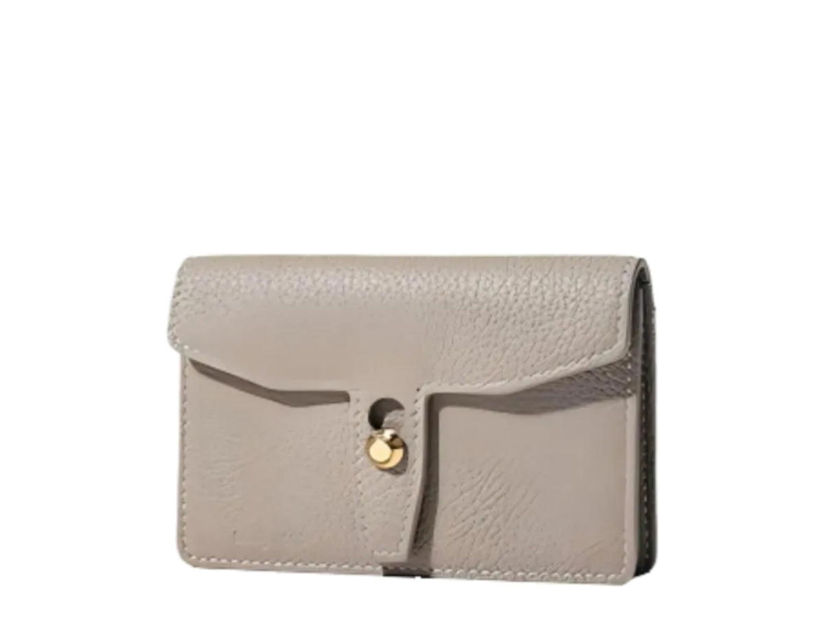 Songmont Songmont Coin Purse with Snap Closure Gray trench coat