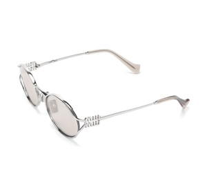 Buy Miu Miu Oval Frame - Silver at Sasom – Authentic and Ready to Ship
