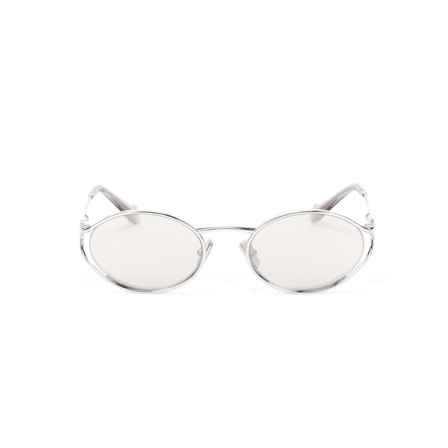 Miu Miu Miu Miu Oval Frame - Silver - view 2
