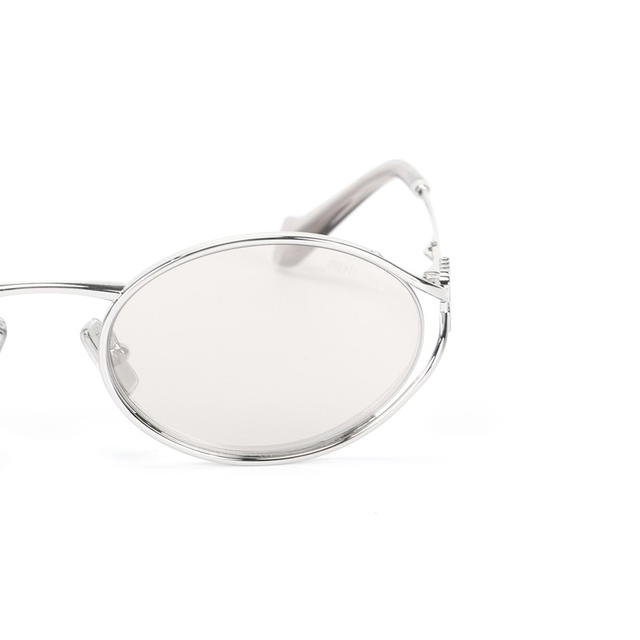 Miu Miu Miu Miu Oval Frame - Silver - view 5