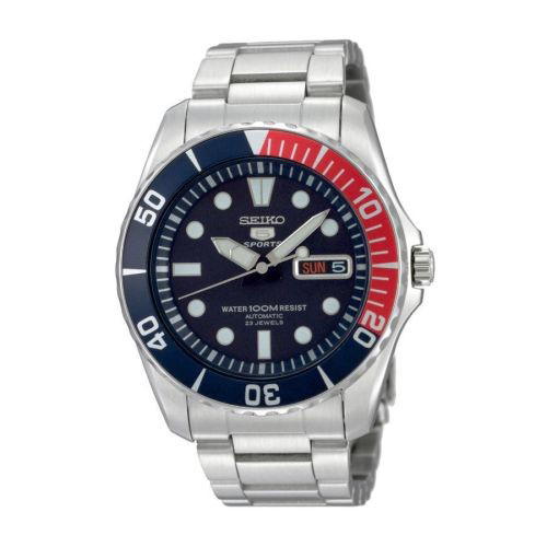 Seiko Seiko 5 Sports Stainless Steel / Blue / Pepsi / Bracelet