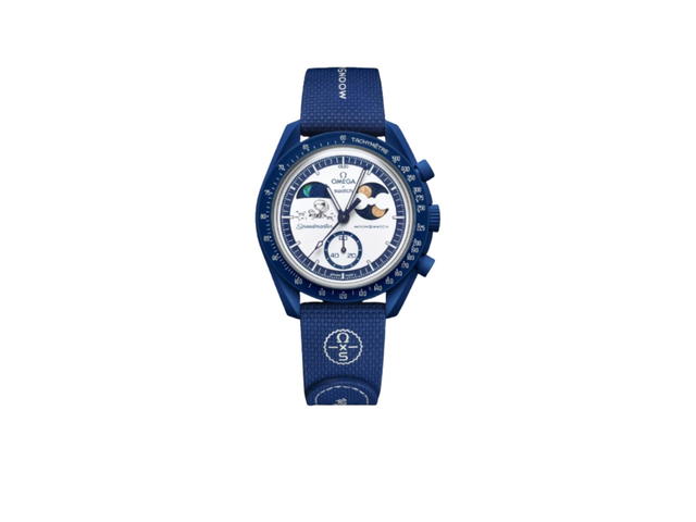 Swatch Swatch x Omega Mission To Earthphase Moonshine Gold Navy - view 1