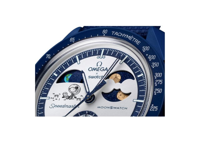 Swatch Swatch x Omega Mission To Earthphase Moonshine Gold Navy - view 4