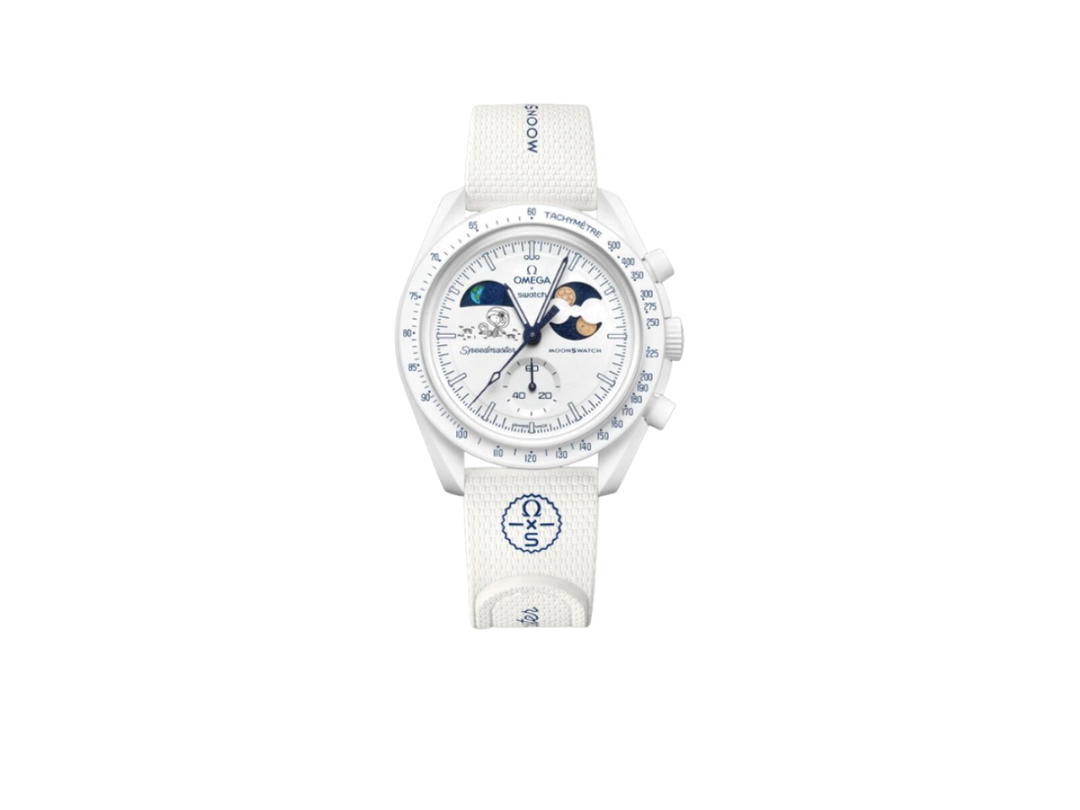 Swatch Swatch x Omega Mission To Earthphase Moonshine Gold White