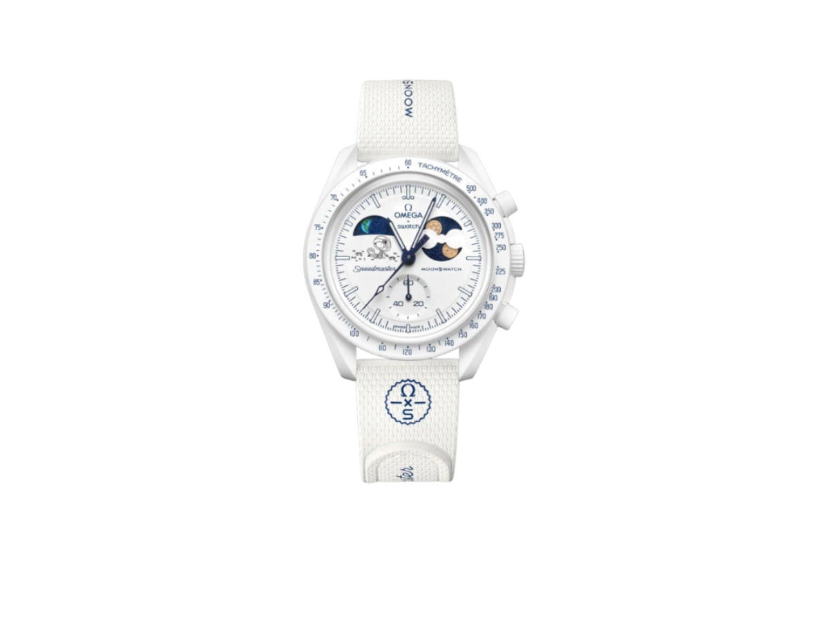Swatch Swatch x Omega Mission To Earthphase Moonshine Gold White