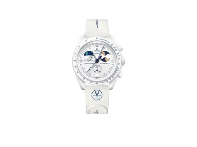 Swatch Swatch x Omega Mission To Earthphase Moonshine Gold White - view 1