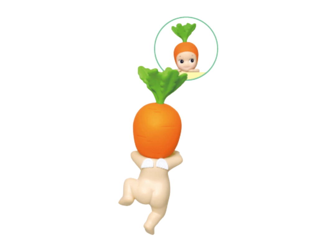 Sonny angel (เช็คการ์ด) Sonny Angel Carrot (Mini Figure Hippers Harvest Series)