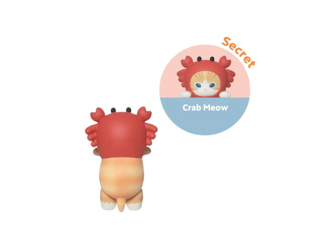 Sonny angel (เช็คการ์ด) Sonny angel Crab Meow (Mofusand Hippers Series) Secret Edition - view 1