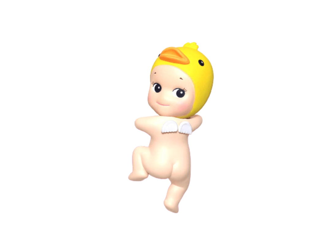 Sonny angel (เช็คการ์ด) Sonny Angel Duck (Hippers Looking Back Series)