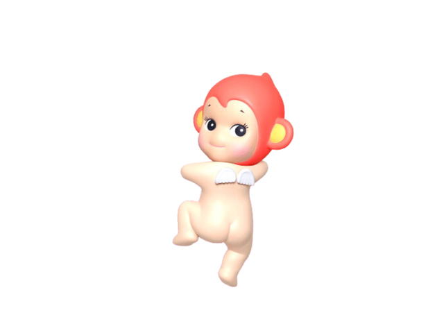 Sonny angel (เช็คการ์ด) Sonny Angel Monkey (Hippers Looking Back Series) - view 1