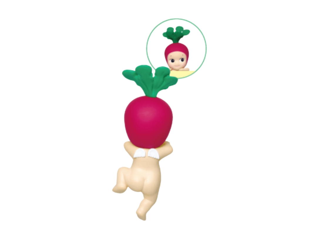Sonny angel (เช็คการ์ด) Sonny Angel Radish (Mini Figure Hippers Harvest Series)