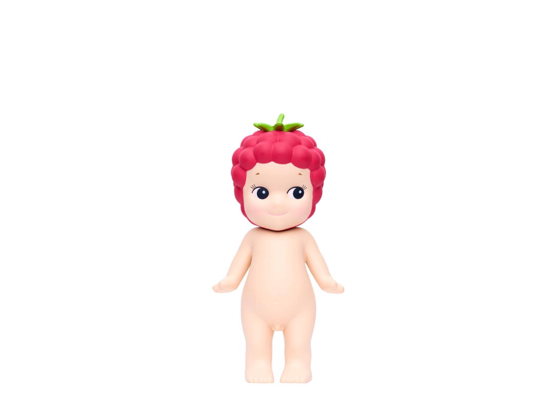 Sonny angel (เช็คการ์ด) Sonny Angel Raspberry (Mini Figure Regular Fruit Series)