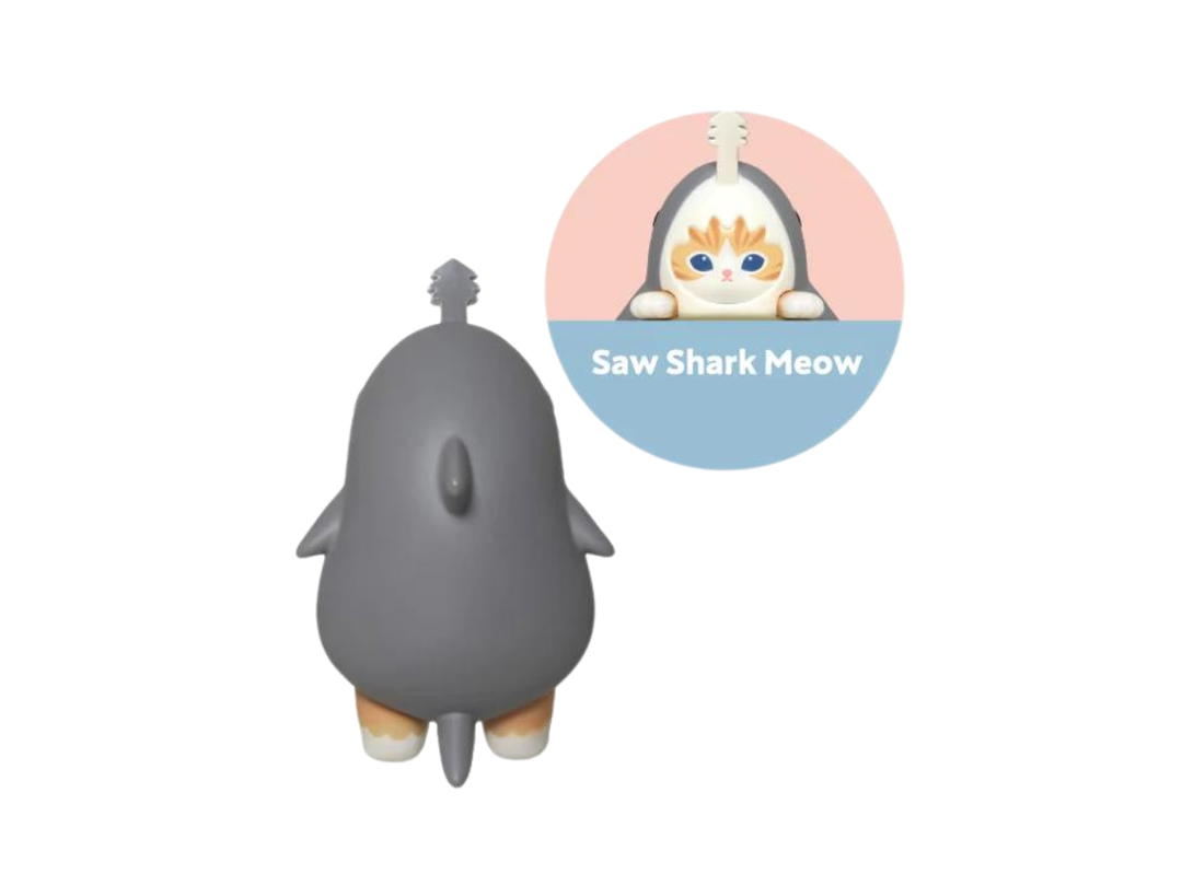 Sonny angel (เช็คการ์ด) Sonny Angel Saw Shark Meow (Mofusand Hippers Series)