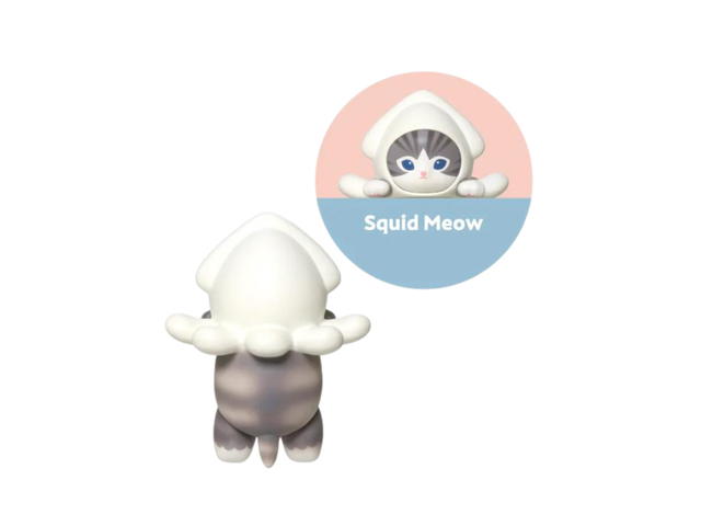 Sonny angel (เช็คการ์ด) Sonny Angel Squid Meow (Mofusand Hippers Series) - view 1