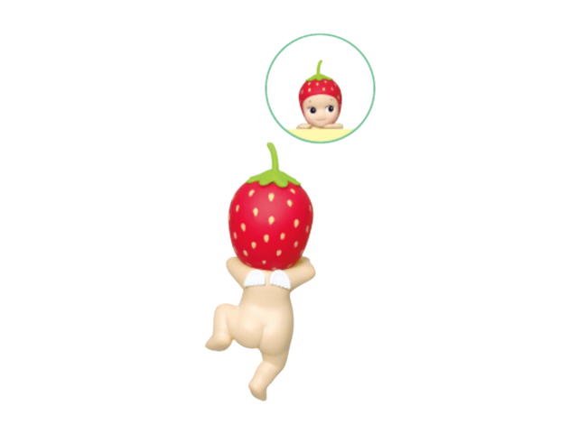 Sonny angel (เช็คการ์ด) Sonny Angel Strawberry (Mini Figure Hippers Harvest Series) - view 1