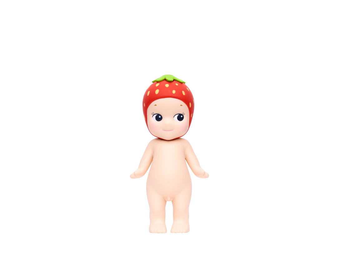 Sonny angel (เช็คการ์ด) Sonny Angel Strawberry (Mini Figure Regular Fruit Series)